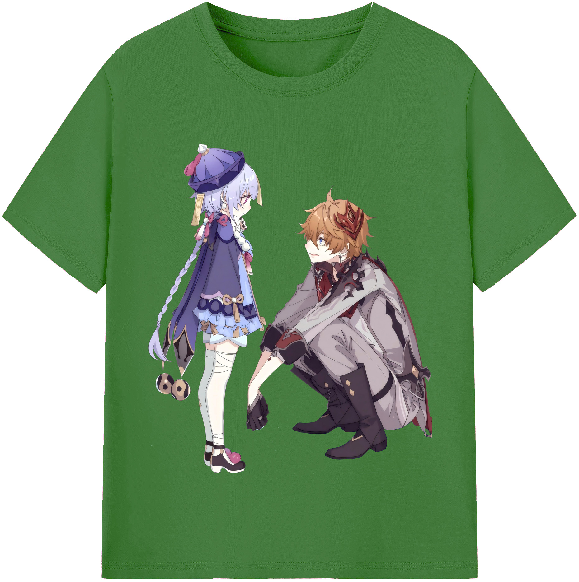 げんし神 七七 なな  genshin Nana レディースカジュアルプリントTシャツ（綿100％）